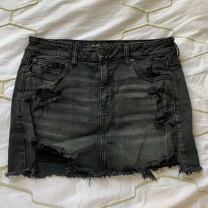 Black American Eagle jean skirt